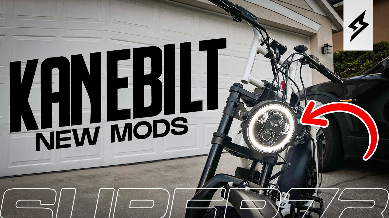 Modding My Super 73 With A PREMIUM E-Bike Accessory | (KANEBILT Halo Light Installation 2022)