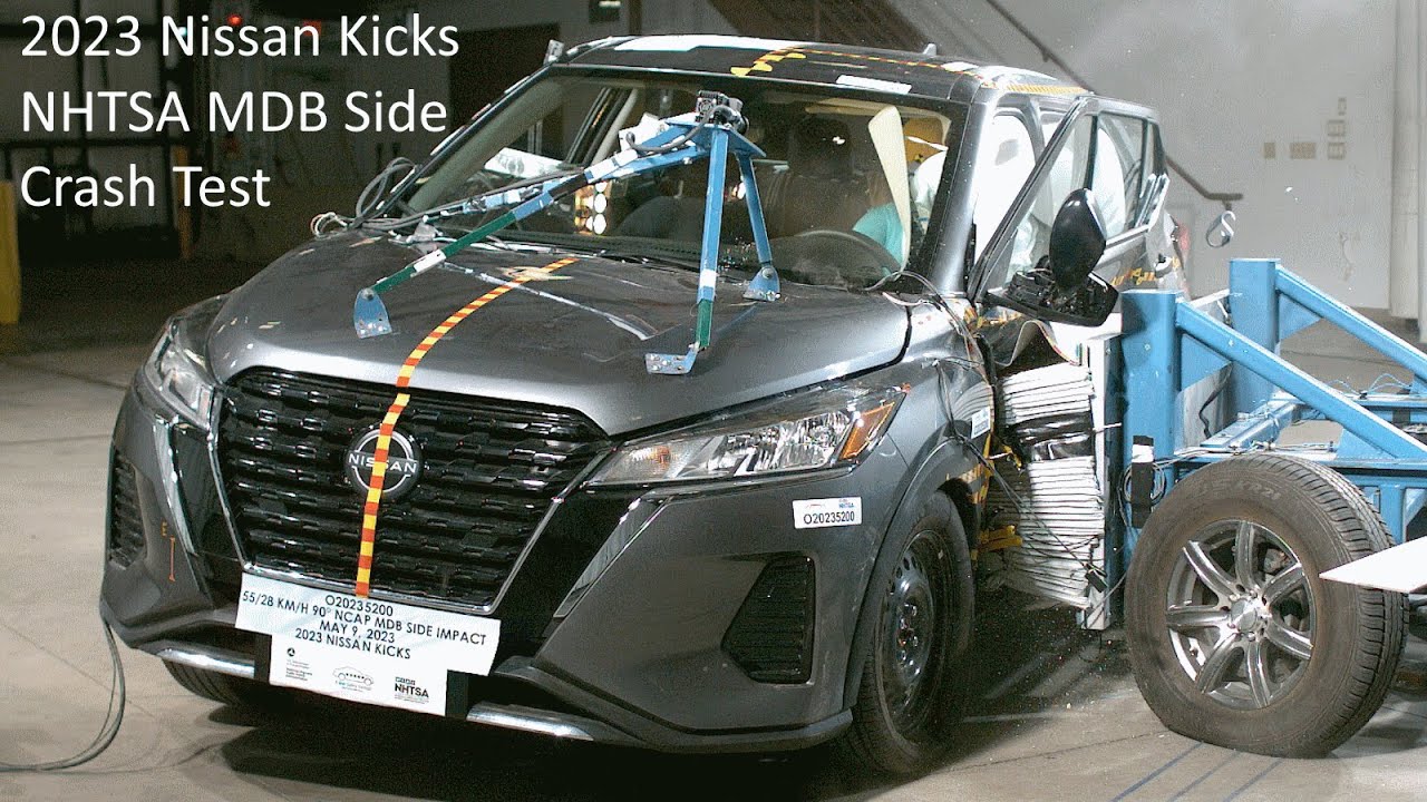 2023-2024 Nissan Kicks NHTSA MDB Side Crash Test