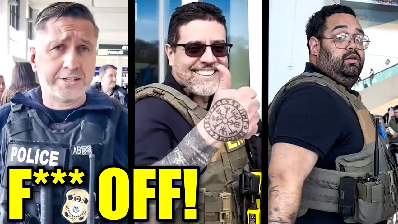 Furious Civilians Confront ICE Agents at Airports, Make Them SQUIRM