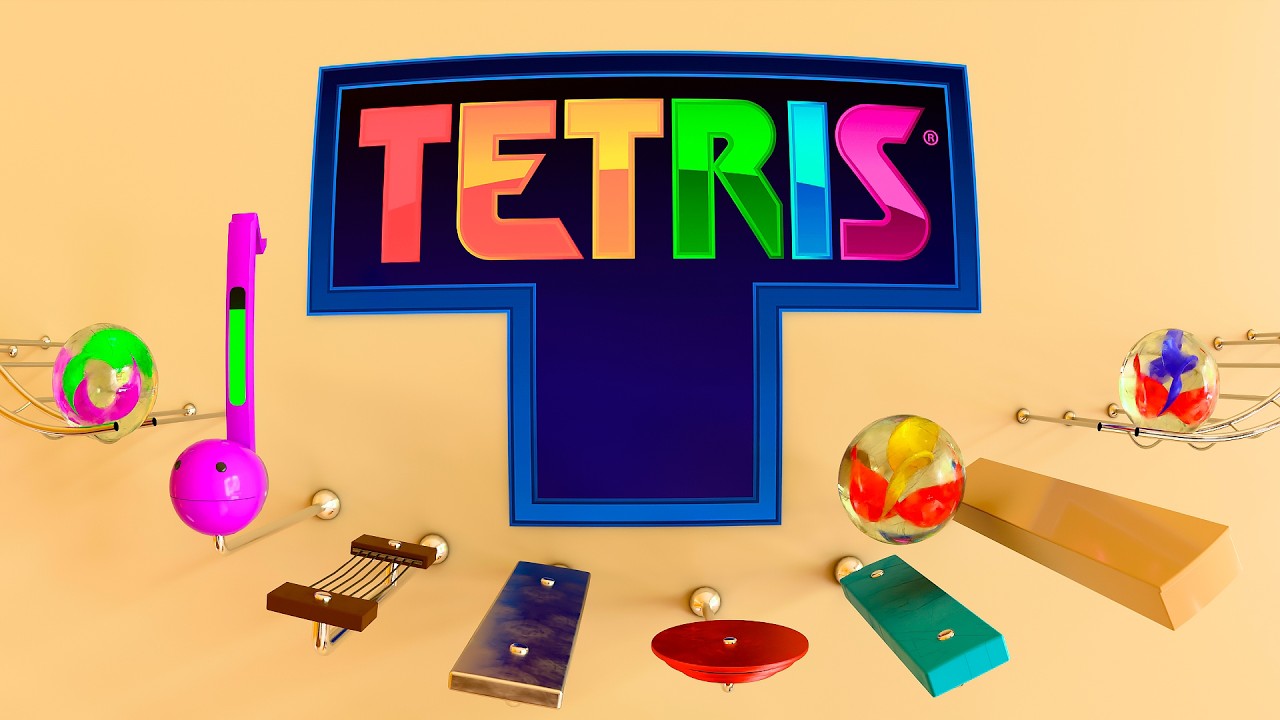Marble Plays Tetris Theme on Different Instruments!