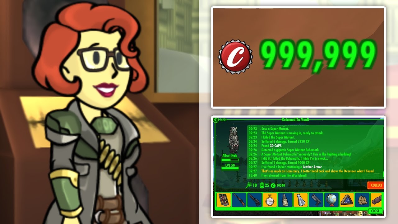 Руководство по получению лимита Fallout Shelter: Журнал Убежища №13