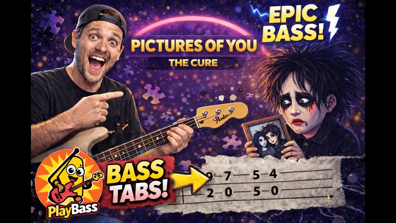 Pictures of You – The Cure (Bass Cover + Tab)