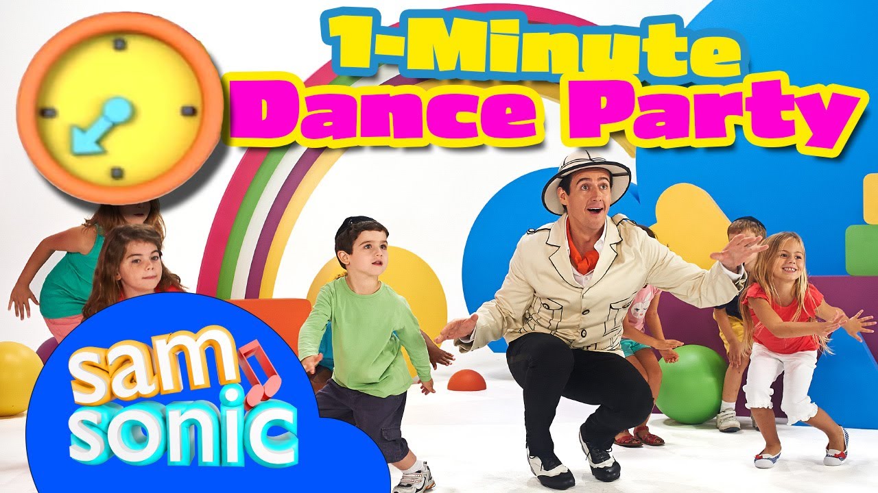 SamSonic: Jellyfish Dance Party for Kids! 🕺💃🎉 | 1-Minute Fun Dance Break!