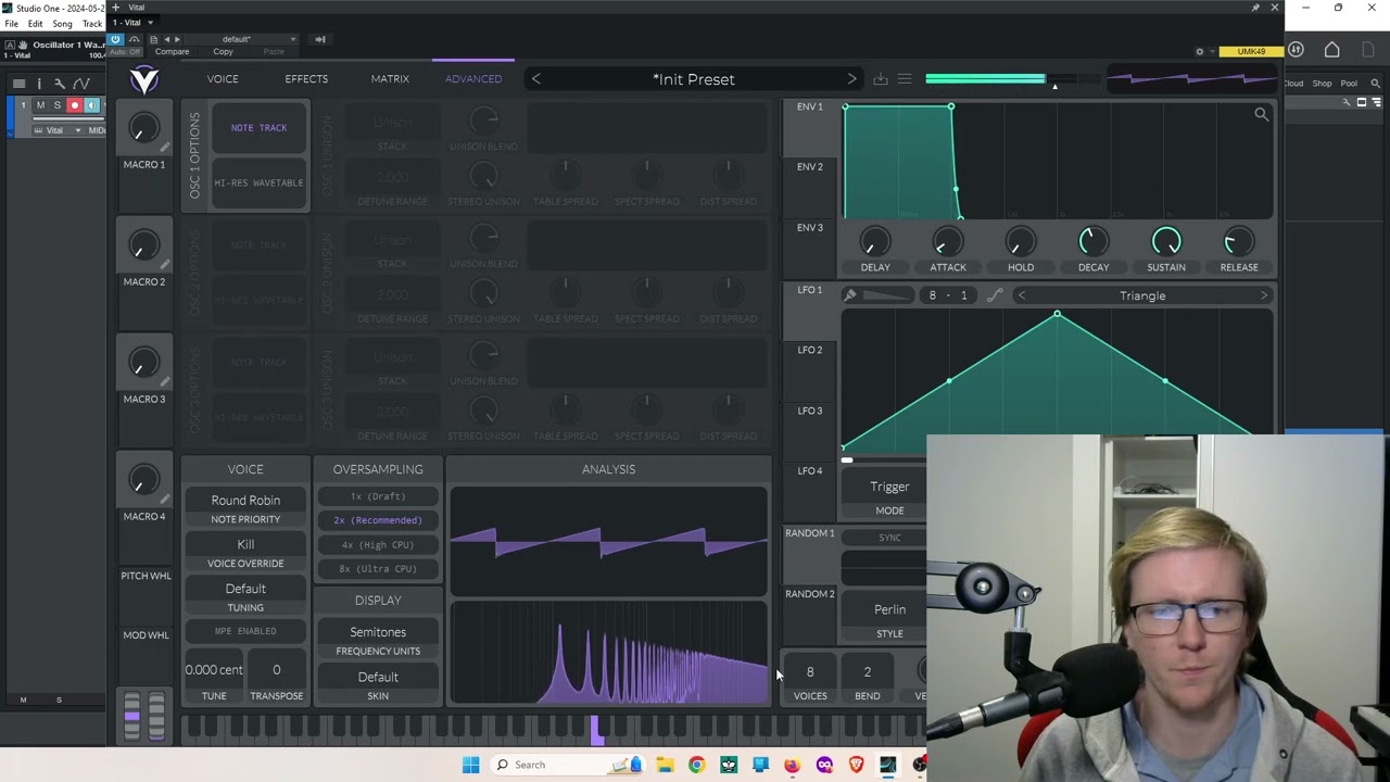 Sound Design in Vital Part 1 - Oscillators and Waveforms