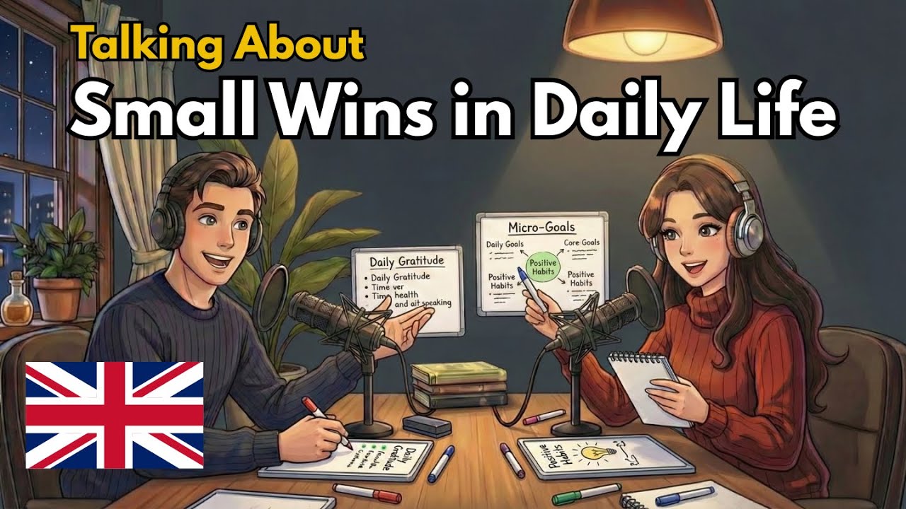 Daily English Conversation Practice | Talking About Small Wins in Daily Life