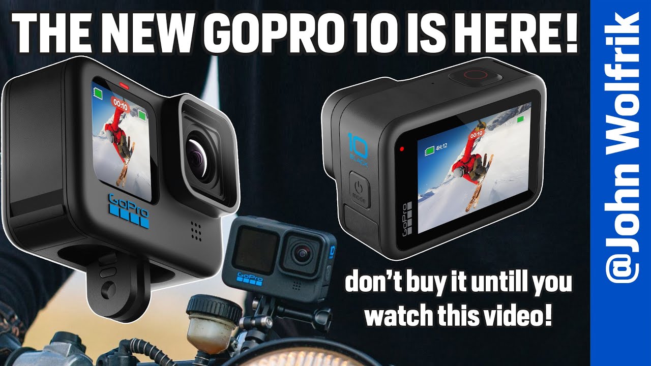 NEW GOPRO 10 is FINALLY HERE! | FIRST LOOK | @JohnWolfrik