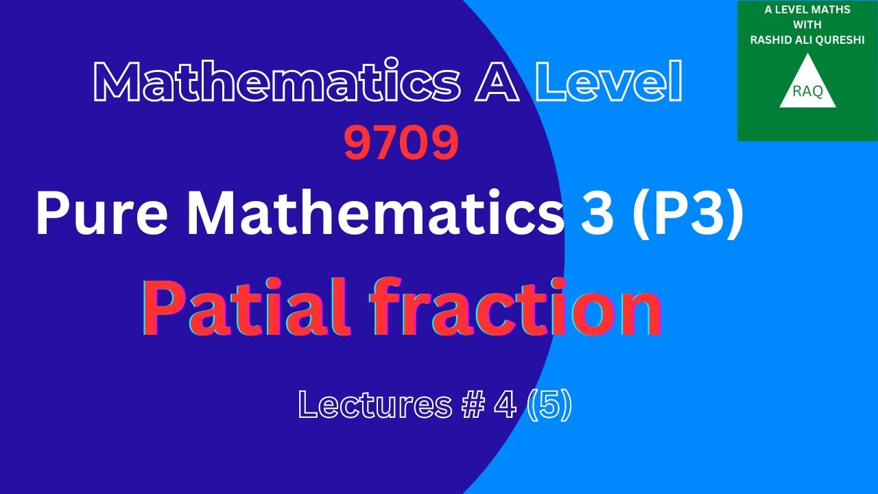 A level Maths: Partial Fractions: Solving Cases with Equal Degree Numerator & Denominator