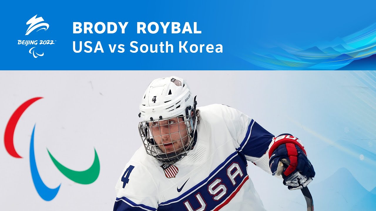 🇺🇸 USA's Brody Roybal Scores an UNBELIEVABLE Goal Against Korea | Beijing 2022 Winter Paralympics