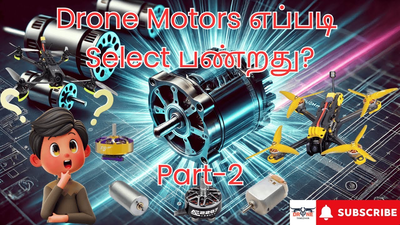 How to Select a Right Drone Motor? FPV & Industrial Drone Motor Guide! #dronemaking #diydrone #fpv