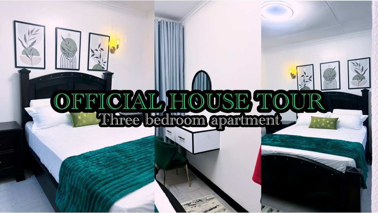OFFICIAL HOUSE TOUR|| THREE BEDROOM APARTMENT