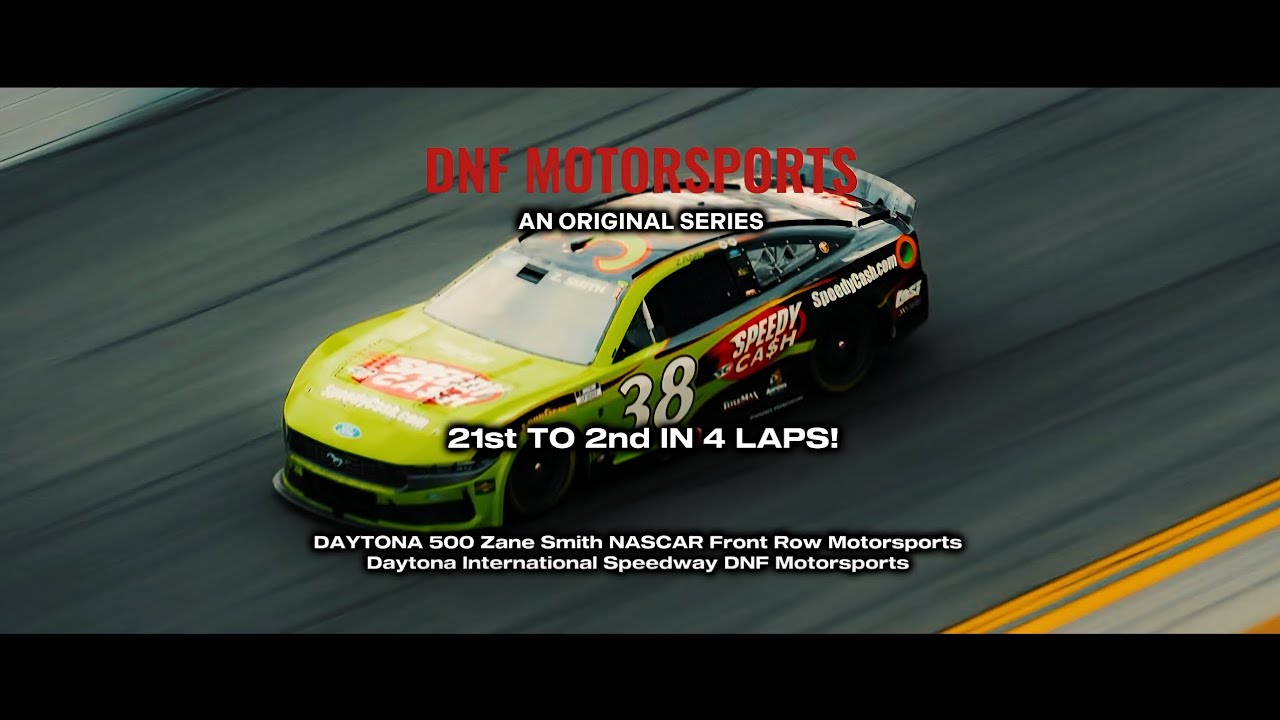 Zane Smith goes from 21st to 2nd in 4 laps!! #DAYTONA500 