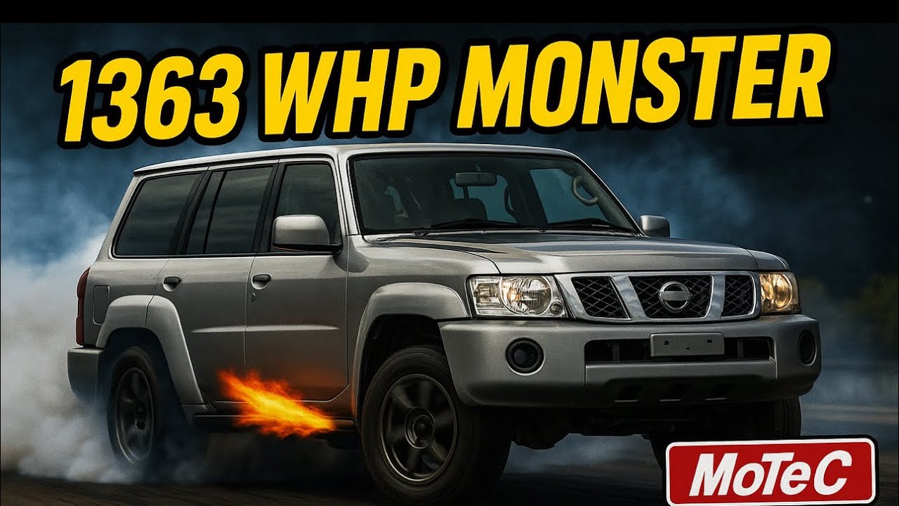 1363WHP Nissan Patrol TB48 on G45 Turbo – INSANE Dyno Pulls | MoTeC