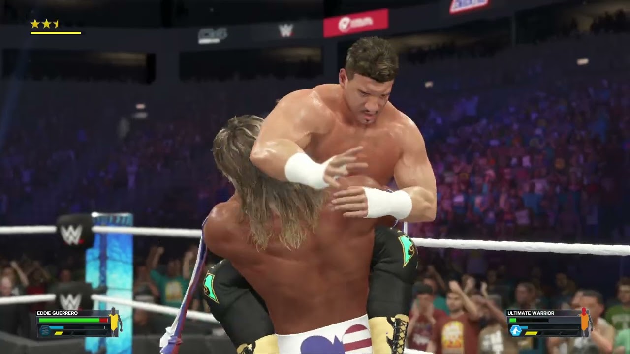 Eddie Guerrero vs Ultimate Warrior #wwe2k23 #wwefans #eddieguerrero 