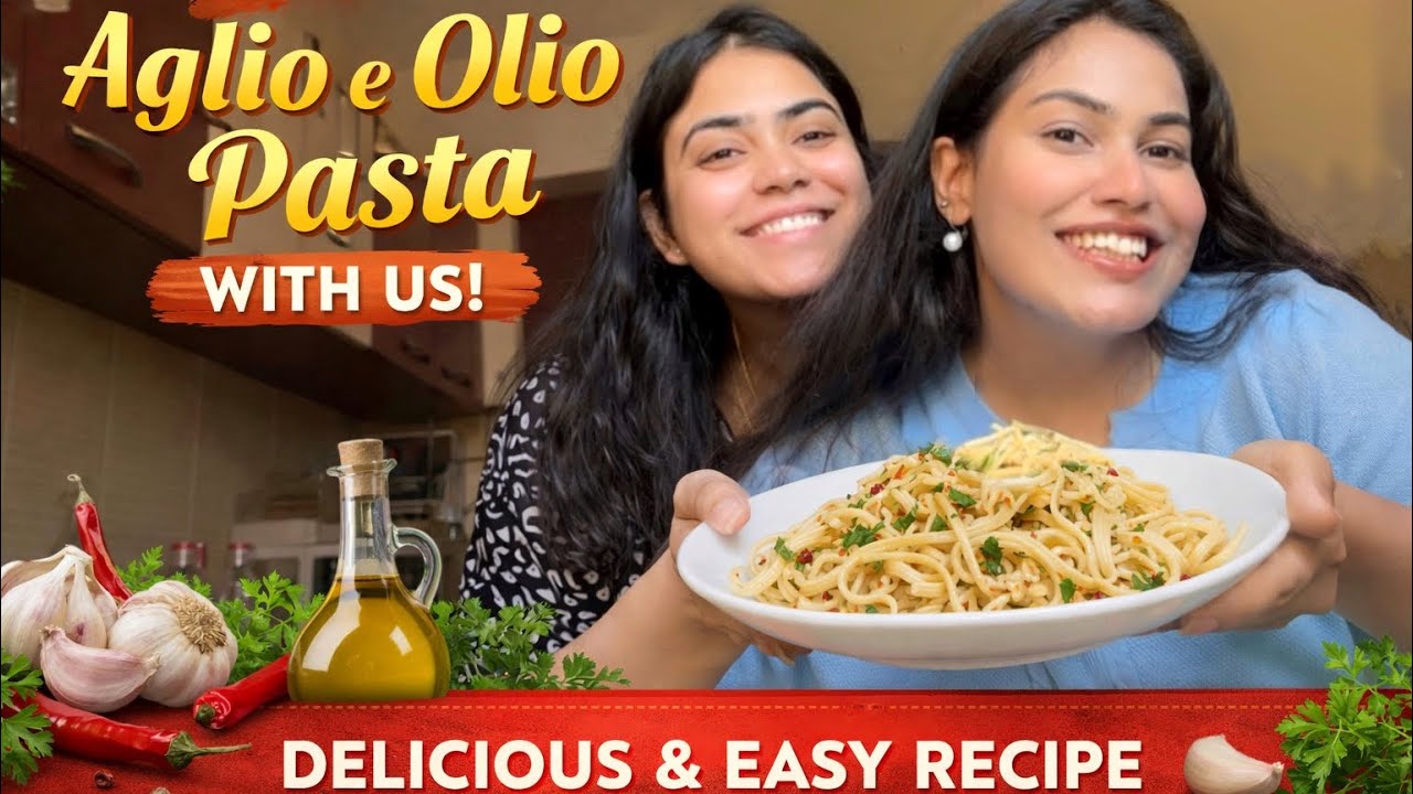 Best Cheesy Aglio Olio Pasta 🍝 Easy Italian Garlic Parmesan Recipe