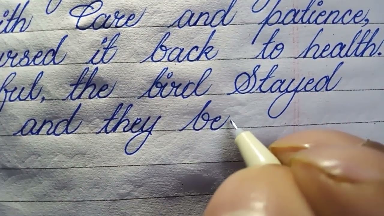 One Page Handwriting Practice | Short Story Writing | A V writings