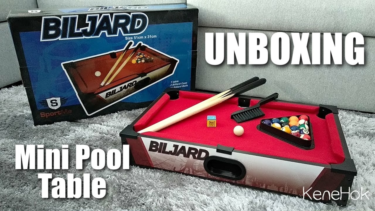 Mini Pool Table Unboxing 2 | KeneHok