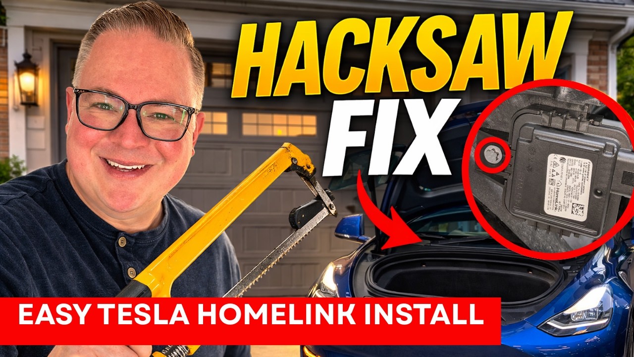 Tesla Homelink Install Hack – Fix the Hardest Bolt in Minutes