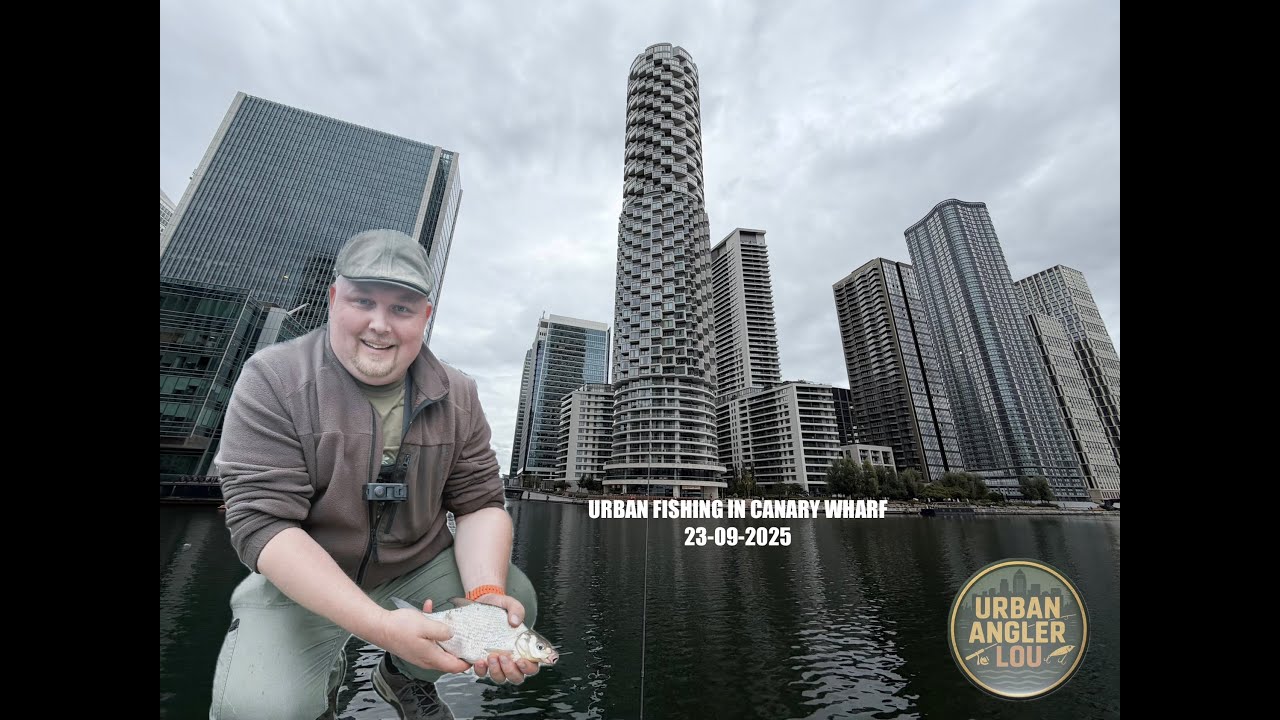Urban Fishing at Canary Wharf | Bream & Silvers in London’s Heart