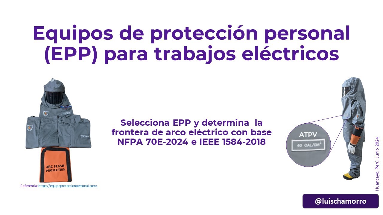 Aprende a seleccionar equipos de protección personal (EPP) para trabajos eléctricos en ETAP