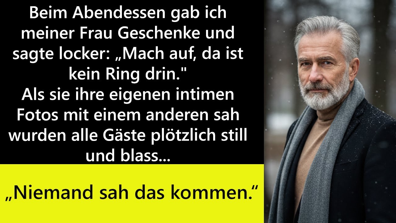 Beim Abendessen zeigte ich etwas, das den ganzen Tisch verstummen ließ…