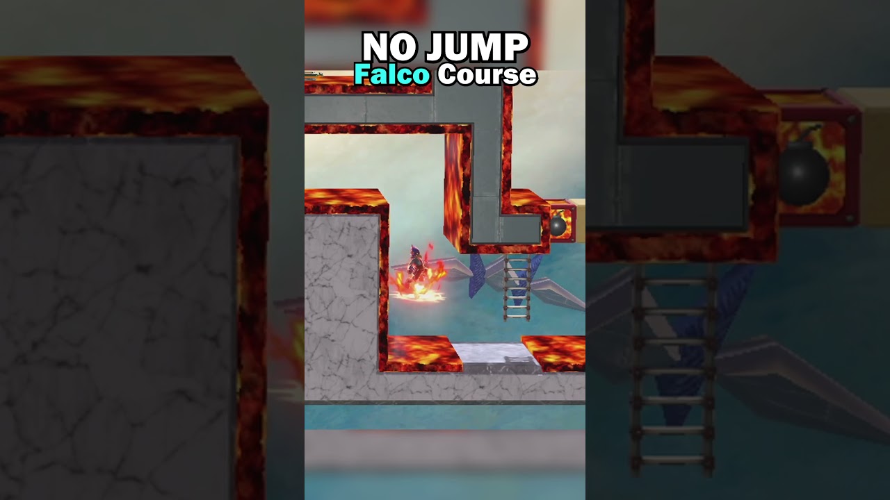 Super Hard Falco NO Jump Puzzle in Smash Ultimate