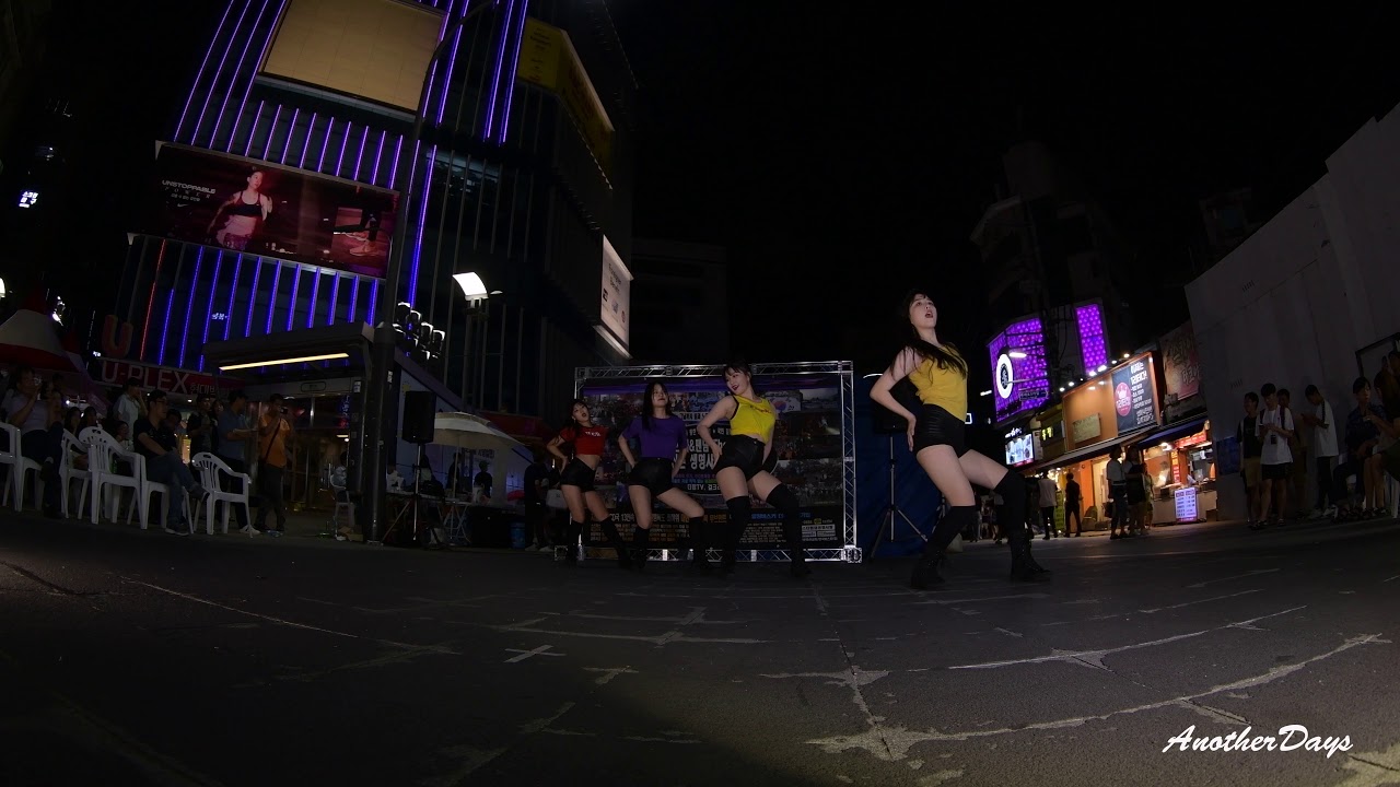 180825 댄스팀 언타이틀드 Touch My Body 커버댄스 직캠 (DanceTeam Untitled CoverDance Fancam) [신촌 버스킹] - FishEye