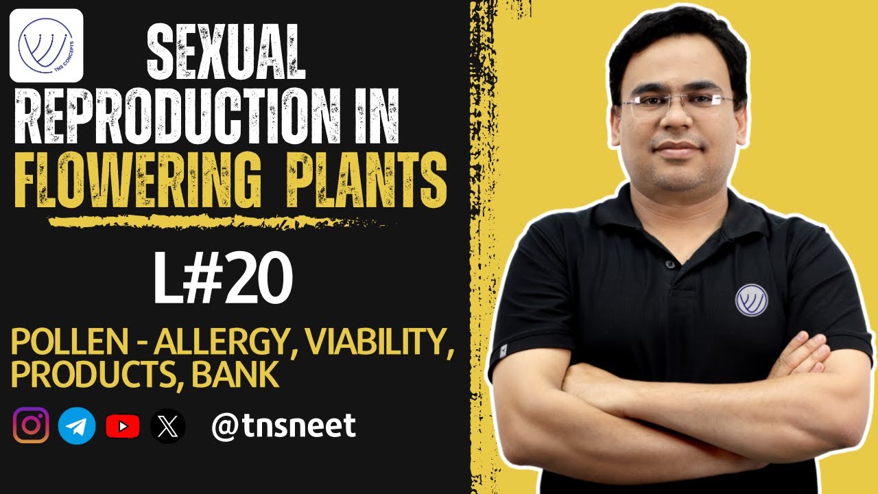 POLLEN ALLERGY | POLLEN PRODUCTS | POLLEN BANK | SEXUAL REPRODUCTION IN FLOWERING PLANTS