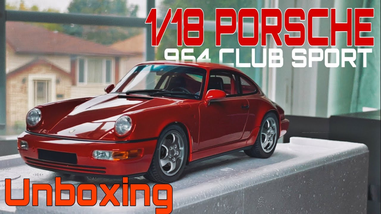 UNBOXING - 1/18 PORSCHE 911 (964) RS CLUB SPORT