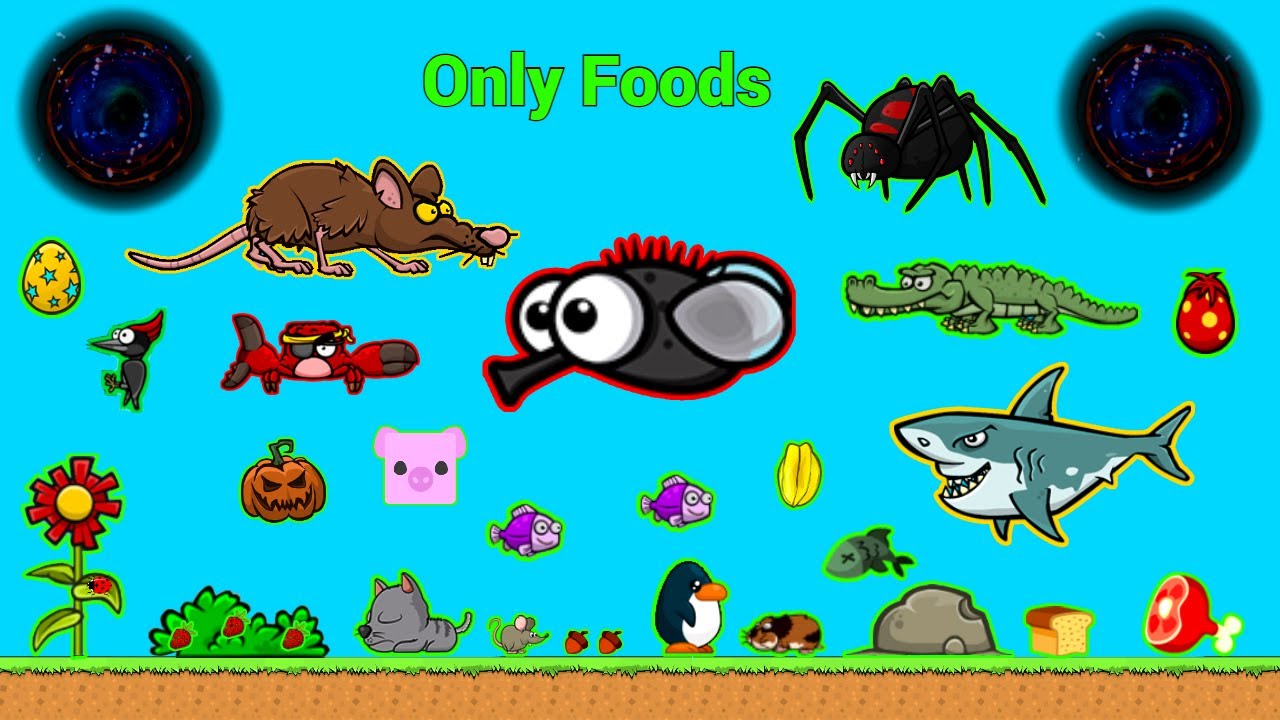 All Animals Evolution Without Killing Players (EvoWorld.io)