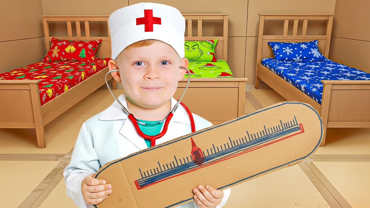 Kartonowy Szpital i Świąteczne Przygody Olivera | Wesoła Kompilacja dla Dzieci