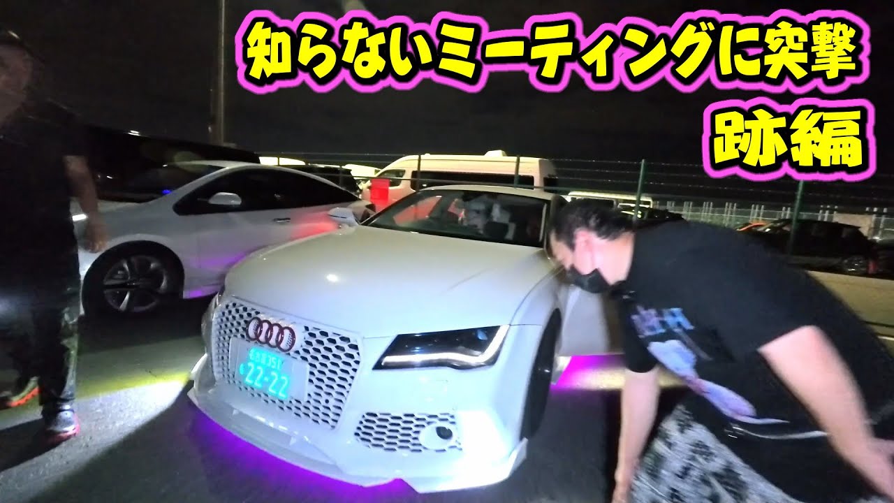 突撃野良ミーティング！アウディA7 青色字光ナンバープリウス カムリその他 (後編)