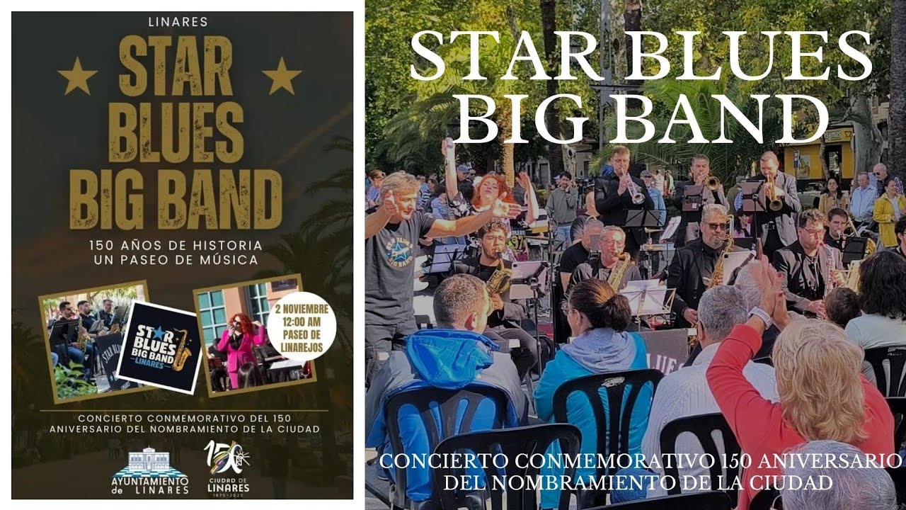 STAR BLUES BIG BAND LINARES - NEW YORK NEW YORK. LINARES 2025.