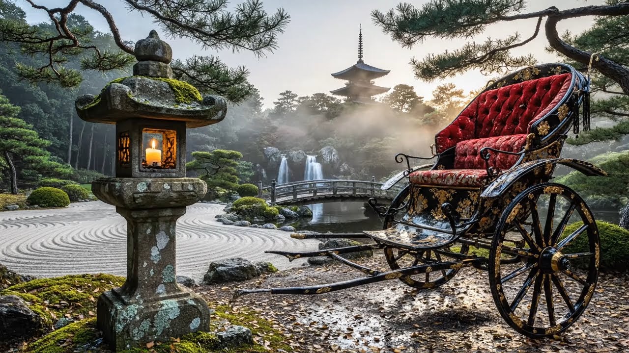 🪨 Japan Raked Stone, Empty Sky | Zen Ambient Music for Meditation & Inner Calm