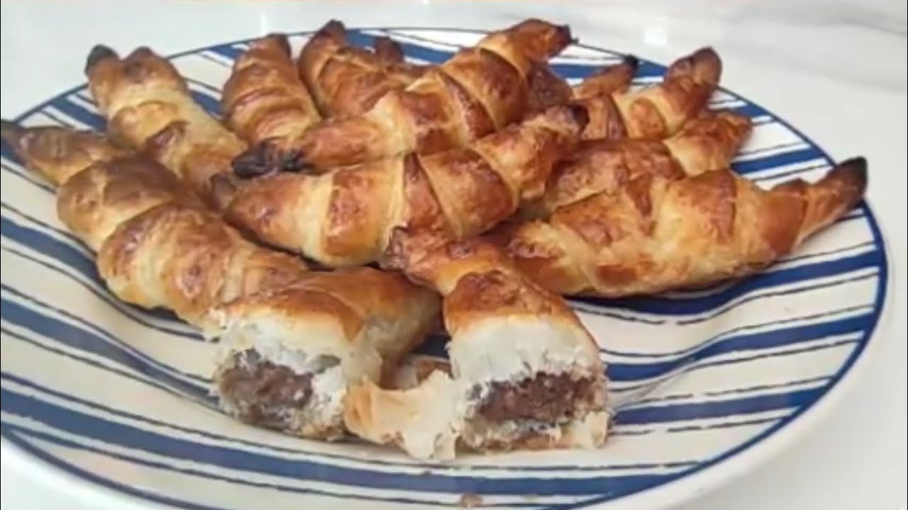 Croissant de chocolate. 🥐🥐 - La cocina de Piluca