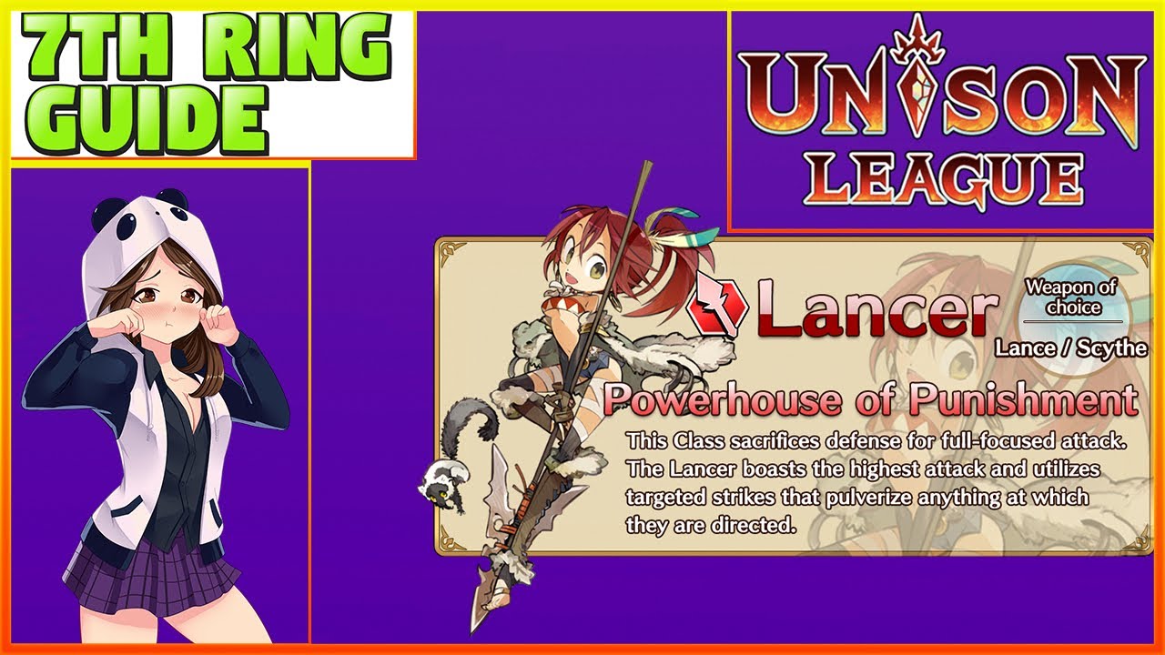 Unison League Lancer 7th Ring, (Master Lancer) Guide