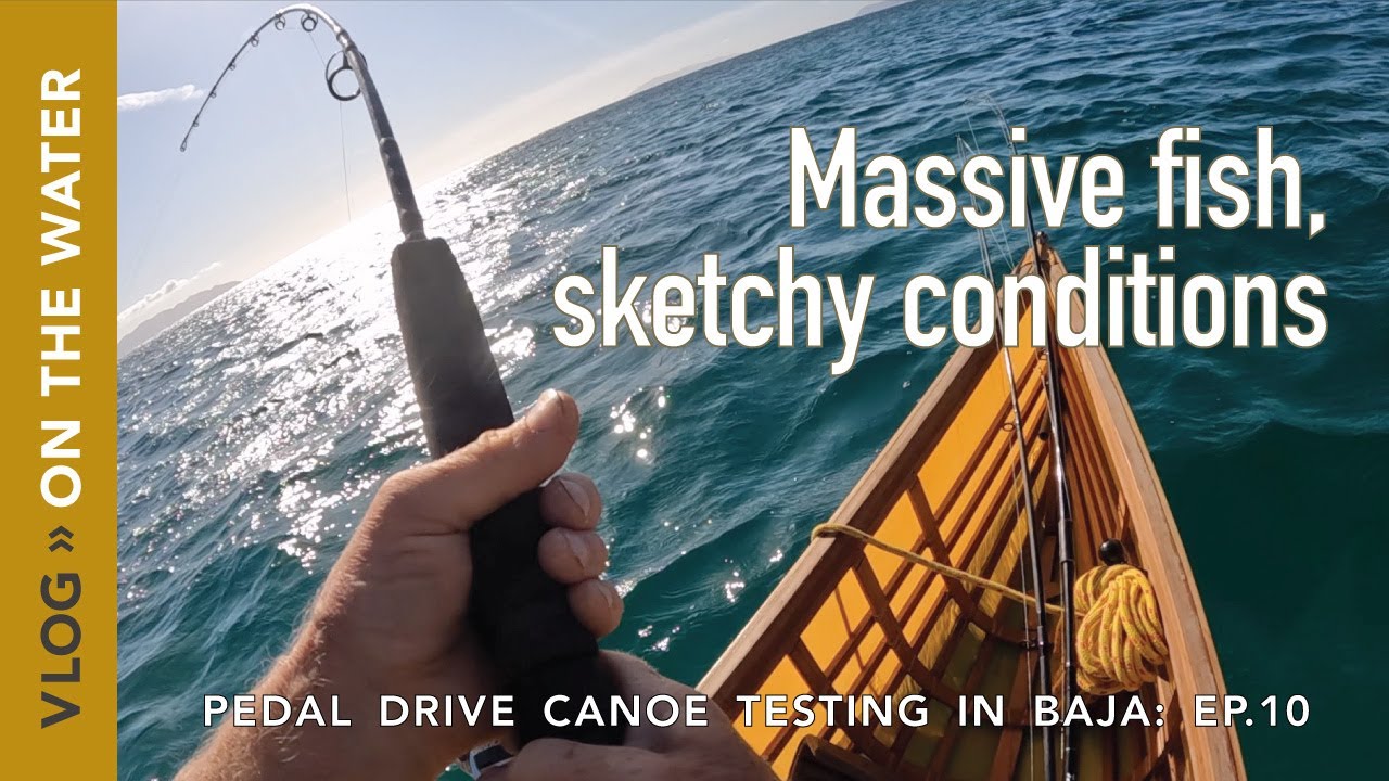 Sketchy Canoe Fishing in High Winds, We Hooked a Monster!