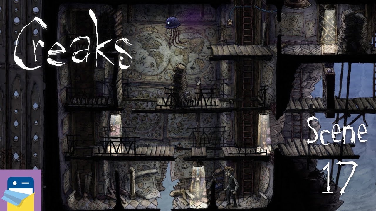 Creaks: Scene 17 Walkthrough & iOS Apple Arcade Gameplay (by Amanita Design)