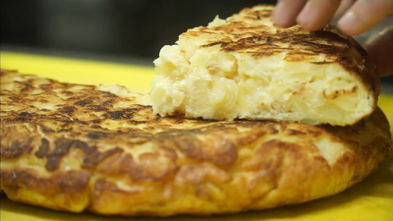 TORTILLA DE PAPAS CLASICA  (Chef Marcos Di Cesare)