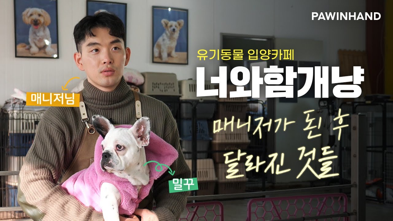 유기견 입양카페 매니저의 화려한 과거...?!😲  │  