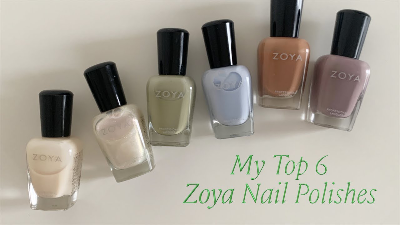 おすすめZOYAのネイルポリッシュ6種 &セルフネイルケアルーティン | My Favorite Zoya Polishes & Nail Care Routine