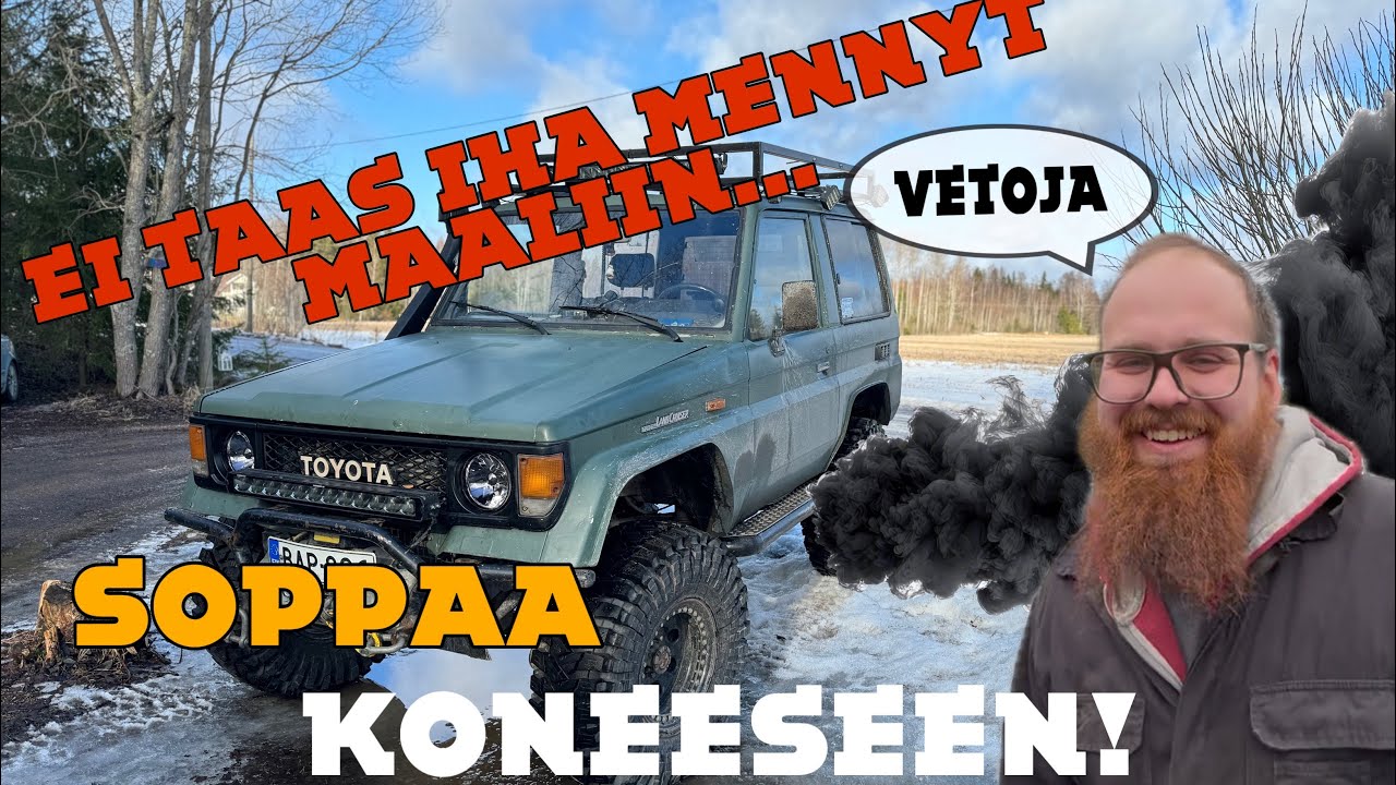 HJ61 KÄYNTIHÄIRIÖ JA LJ 70 SYÖTÖT KAAKKOON | POJAT ROPAA TAAS JA SEN HUOMAA…