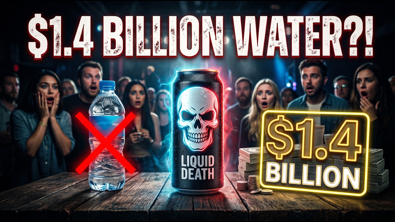 How This Man Turned Plain Water Into a $1.4 Billion Empire | Liquid Death Story