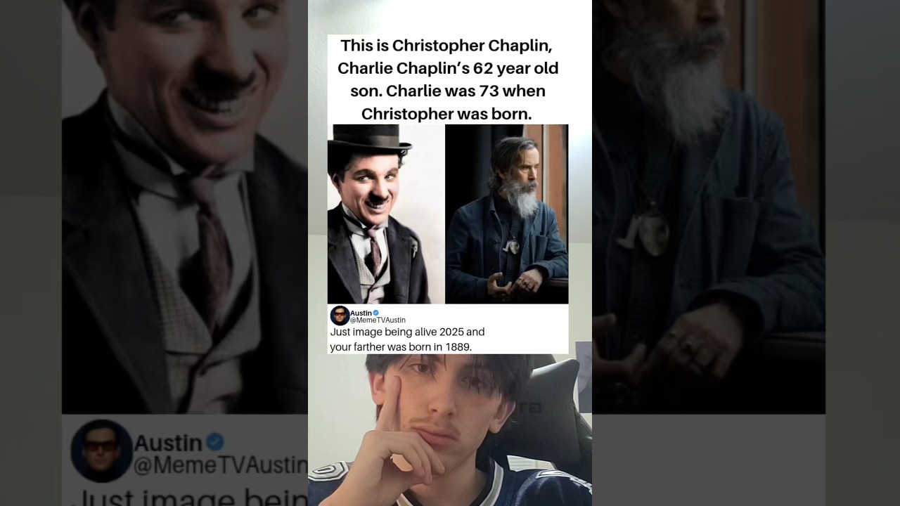 Christopher Chaplin is Charlie Chaplin&rsquo;s son &mdash; born when Charlie was 73. Christopher is now 62.