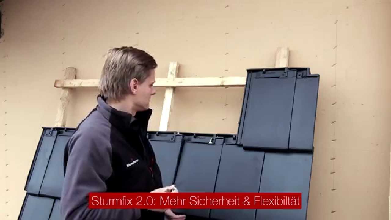Koramic Dachlösungen - Windsogsicherung Sturmfix 2.0