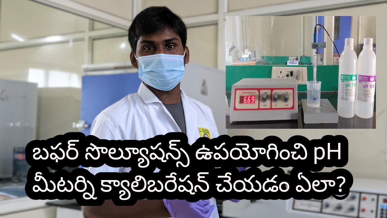 pH Meter Calibration with pH Buffer Solutions//#AQUA TV TELUGU#//
