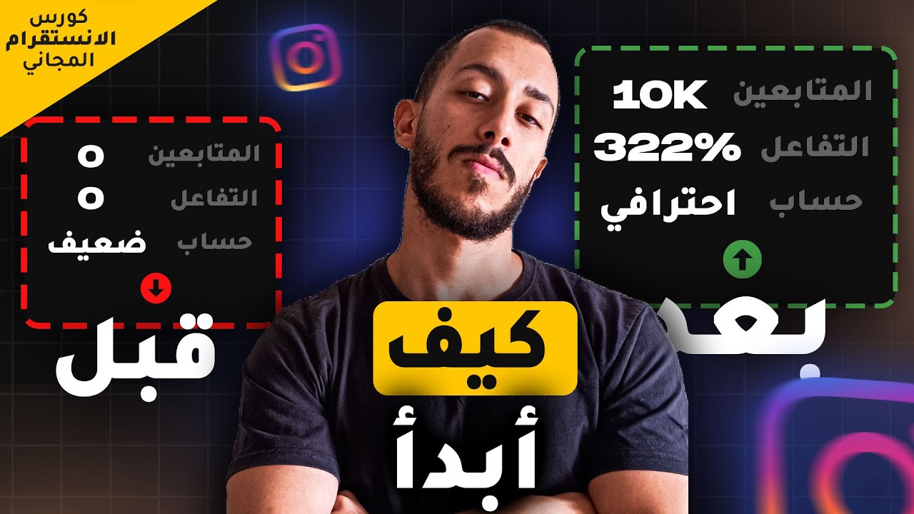 لو هبدأ من 0 ازاي اوصل 10 الاف متابعين انستقرام حقيقيين اورجانيك | كورس الانستقرام المجاني #1