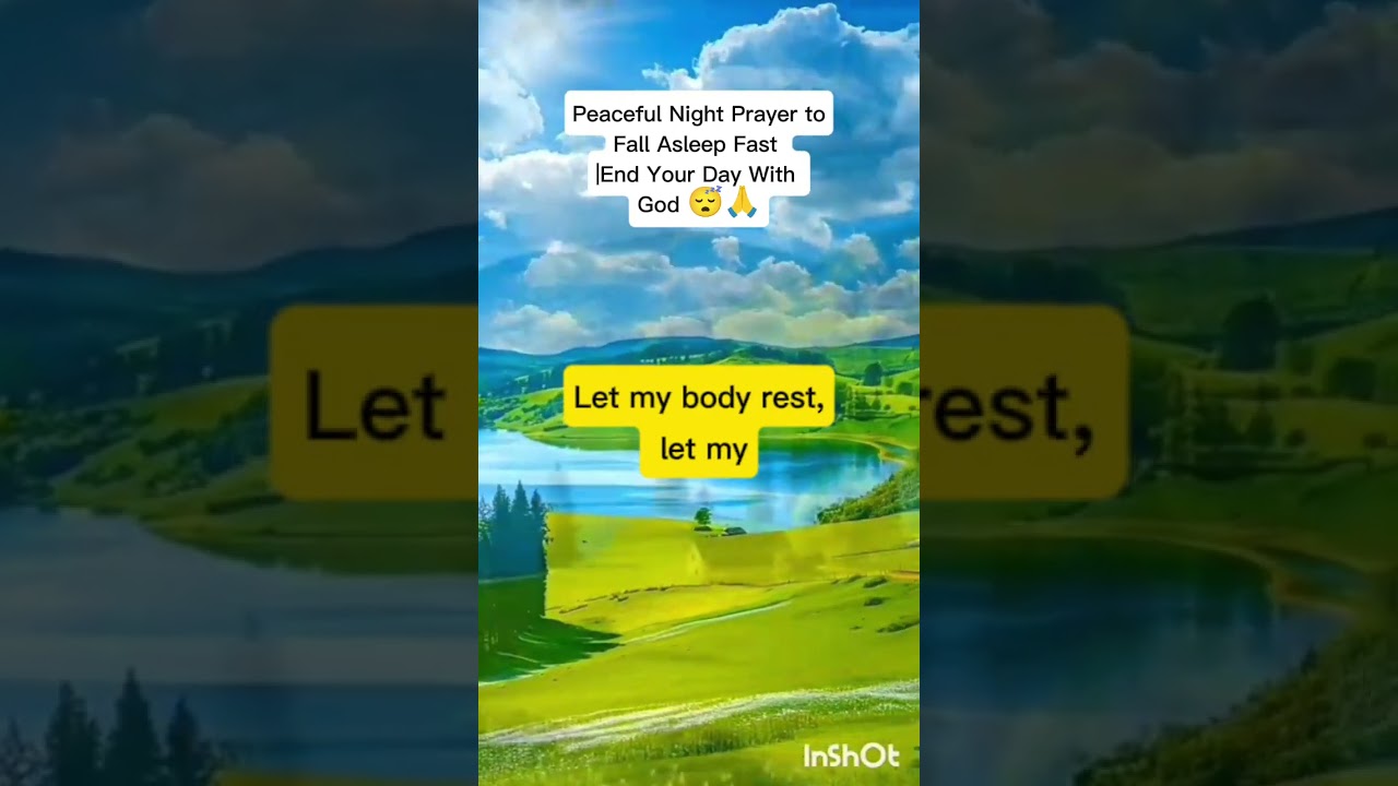 Soothing Bedtime Prayer for Deep Rest | Sleep Like A Baby #PeacefulNightPrayer #FallAsleepFast