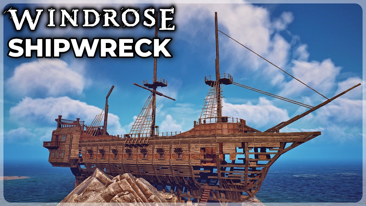 Building a Shipwreck in Windrose! - Almost Finished!