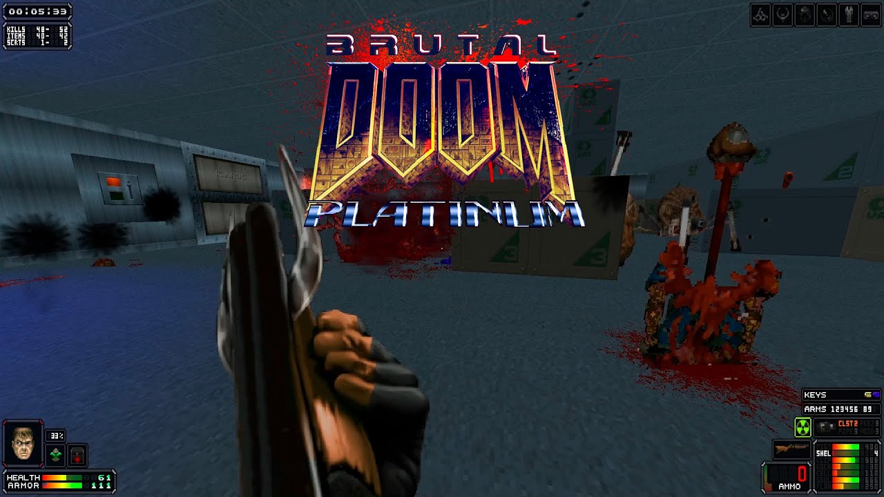 Icarus: Alien Vanguard | Brutal Doom Platinum v3.1.1 | Map 4-7