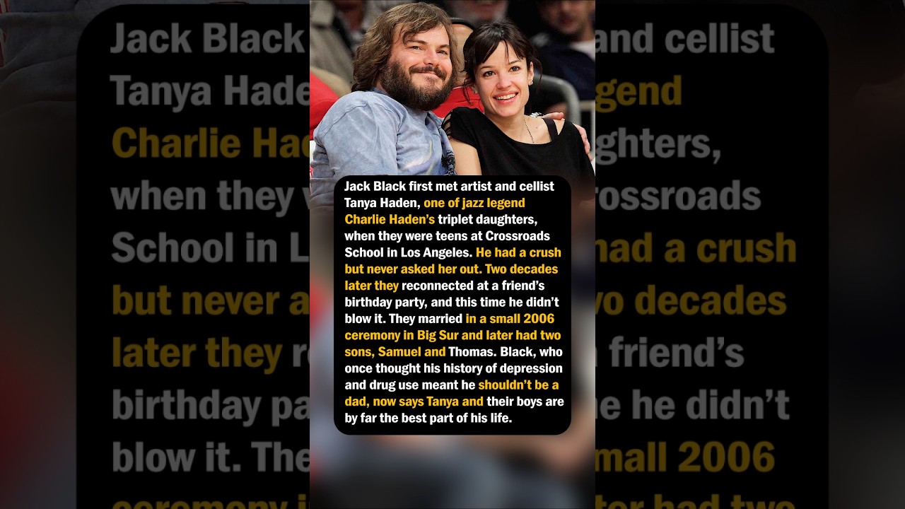 Jack Black & Tanya Haden&rsquo;s Second‑Chance School‑Crush Love